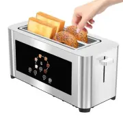 BBday Touch Screen Smart Toaster 4 Slice, LCD Display, 1.6" Long Slot Toaster