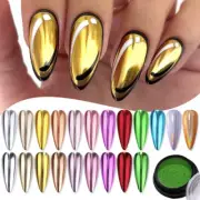 Magic Mirror Powder Nail Glitter Chrome Pigment Solid Nail Dust Metallic