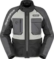 Spidi Crossmaster 2, textile jacket H2Out , color: Black/Light Grey/Grey , size: M