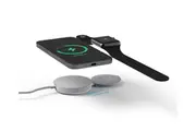 Orotec FLIPIT 15W 2-in-1 MagSafe Wireless Charger for iPhone & Apple Watch, White