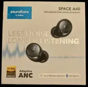 Soundcore by Anker Space A40 Adaptive Active Noise Cancelling Wireless Earbuds