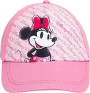 [United Labels] Disney Minnie Mouse Cap for Kids, Pink, Adjustable Baseball Cap for Girls
