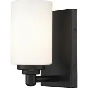 Z-Lite 485-1S-MB Soledad 1 Light 4.5 inch Matte Black Wall Sconce Wall Light