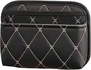 Back Seat Organizer, Car Seat Bag, Door Trash Bin, Vehicle Accessories Container, Leather Pocket Design, Waterproof Material, Fits Most Vehicles, Side Door, Armrest, Seatback Storage, 20.5x15cm