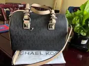Michael Kors Grayson Monogram Duffle Satchel