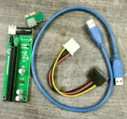PCI-E 1x to 16x Powered USB 3.0 GPU Riser Extender Adapter Card