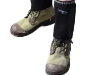 Fishing Boot Gravel Guard with Hook and Loop, Keeps - Dirt, Weeds, Rocks Out