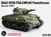 Dragon 1/72 U.S. M4A3 HVSS Sherman Spitfire Tank 63149 Finished Model Static