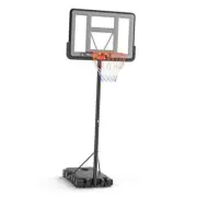 Basketball Hoop, 4.9-10ft Adjustable Height Mini Portable Basketball Hoop, 44