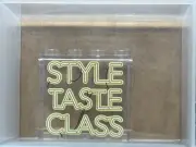 LEGO Parts - Trans-Clear Panel 1 x 4 x 3 'STYLE TASTE CLASS' - No 60581 - QTY 1