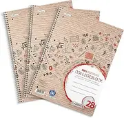 Landré College Notepad A4 Recycled Squared 80 Sheets Pack of 3