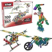 K'NEX 100 Model Building Set - 863 Pieces - Ages 7+ Engineering Educational Toy