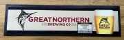 GREAT NORTHERN OFFICIAL RUBBER BACKED BAR MAT RUNNER PERFECT FOR BAR MAN CAVE
