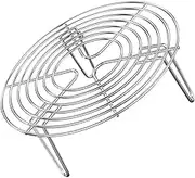 304 Stainless Steel Round Roasting Rack Tall Trivet Rack Stand Microwave Rack Tray Stainless Steel Pot Trivet Rack for Pots Trivets for Oven Barbecue Cooling Rack