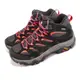 Merrell 戶外鞋 Moab 3 Mid GTX 女鞋 黑 橙 防水 登山鞋 郊山 黃金大底 中筒 襪套 ML037204