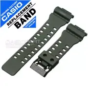 Casio Military Green Rubber Watch Band f/ G-Shock GD-100 GD-100MS-3 Resin Strap