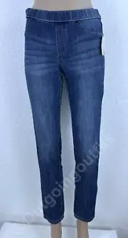 NEW So Pull On Skinny Adjustable Wait Girl's Blue Jeans Size 14