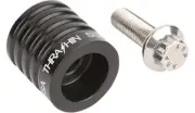 Thrashin Supply Black Shorty Shifter 1" Peg TSC-2110-1 Harley 5/16-24 Thread