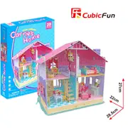 Cubic Fun Carrie's Home Dollhouse 3D Puzzle Model Building Kit
