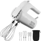 5-Speed Digital Electric Hand Mixer 200W Portable Electric Handheld Mixer Baking