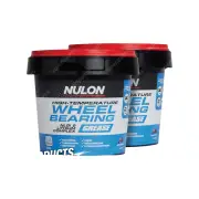 2 x Nulon High-Temperature Wheel Bearing NLGI 2 Lithium Complex Grease 500g