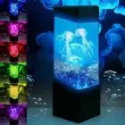 Jellyfish Lava Tank Aquarium Lamp Night Mood Light Color Changing Gift