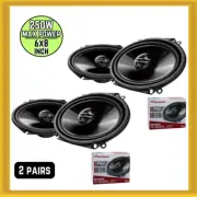 Pioneer TS-G6820S 6x8" 2-way 30mm Tweeter Car Coaxial Speakers 250W each 2 PAIRS