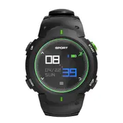 F13 IP68 Waterproof Multi-sport Mode Heart Rate Monitor Remote Camera Smart Watch Wristband GREEN COLOR