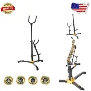 Compact Folding Sax Stand - Perfect for Baritone, Alto, and Tenor Instruments
