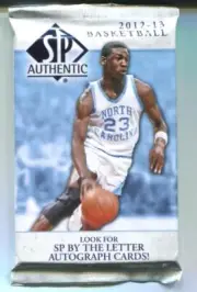 2012-13 UD SP Authentic Basketball Sealed Hobby Pack, Jordan, James Auto?