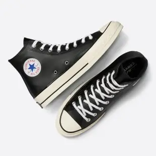 【CONVERSE】CHUCK 70 1970 HI 高筒 休閒鞋 男鞋 女鞋 皮革 黑色(A07200C)