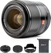 VILTROX 33mm f/1.4 F1.4 XF STM APS-C Auto Focus Fixed Focus Lens for Fuji Fujifilm X-Mount X-T3 X-H1 X20 X-T30 X-T20 X-T10 X-A1 X-A2 X-A3 X-A5 X-A7 X-E2 X-E2S X-E3 Camera
