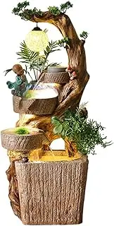 Fountain Garden Water Fountain Landscape, Outdoor Decoration in Living Room, Circulating Water Decoration in Courtyard Office for Gardens(S)
