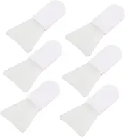 LOLIPPYY 6pcs Mini Facial Brushes Applicators for Mudpack Cleansing Adorable Design for Easy Skincare for Travel Home Use