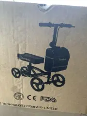 BlessReach Steerable Knee Walker Deluxe Medical Scooter Wb-2202 Blue