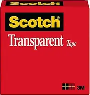 Scotch Transparent Tape, 600, 19mm x 65.8m