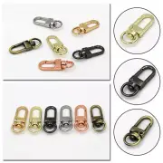 10Pcs Metal Lobster Clasps Swivel Trigger Clips Snap Hooks Key Ring Findings