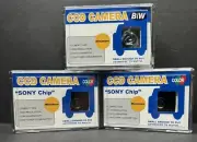 3 Clover Electronics CCM630(P) Ultra Mini (2) Color Camera (1) BW Pinhole Lens