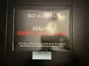 SoAlpha Premium Exercise Ball w/ Resistance Bands Stability Base Pump