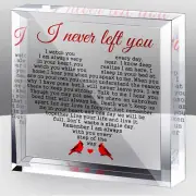 Red Cardinal Acrylic Sympathy Gifts I Never Left You Memorial Bereavement Gifts