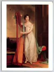 c1980s Thomas Sully Art Washington Maude Monell Vetlesen Continental Postcard