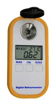 Digital Brix Refractometer with 0-50% for Refractive Index and Brix of Liquids