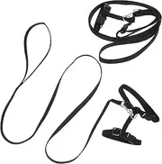 Abaodam 2pcs Adjustable Cat Harness and Leash Durable Kitten Harness for Comfortable Walking Wear Resistant Leash for Small Cats Pet Accessory for Outdoor Activities