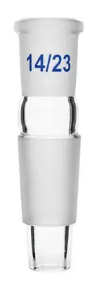 Eisco Labs Reduction Adapter - Socket: 14/23, Cone: 19/26 - Borosilicate Glass