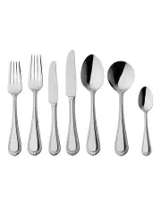 [Casa Domani] Brocade Cutlery Set 56 Pieces Gift Boxed in Silver