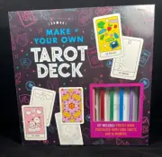Make Your Own Tarot Deck Kit Includes Project Book, Perforated Taro Cards NEW