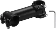 sourcing map 31.8mm Bike Stem 17 Degree 90mm Aluminum Alloy Bicycle Handlebar Stem with Hex Wrench for Mountain Road Bike BMX MTB Cycling, Black