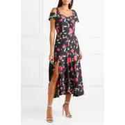 NWT Alice McCall One Kiss Silk blend midi dress Size US2(XS)