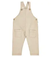 [1 + in the Family] 1 + in the Family Baby linen and cotton-blend overalls M 6 beige