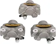 3PCS Brake Calipers Front Left Right Rear Strong Power Replacement for Arctic Cat ATV 250 300 375 400 454 500 Made Of Precision Aluminum Alloy With Exquisite Workmanship And